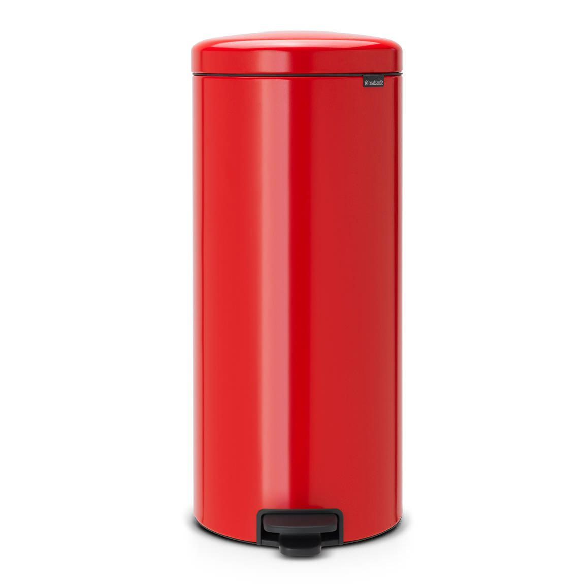 Poubelle à pédale newicon 30 l rouge code g