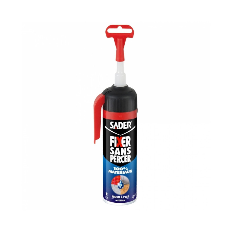 Colle 100% matériaux Fixer sans percer - 100ml blanc - SADER