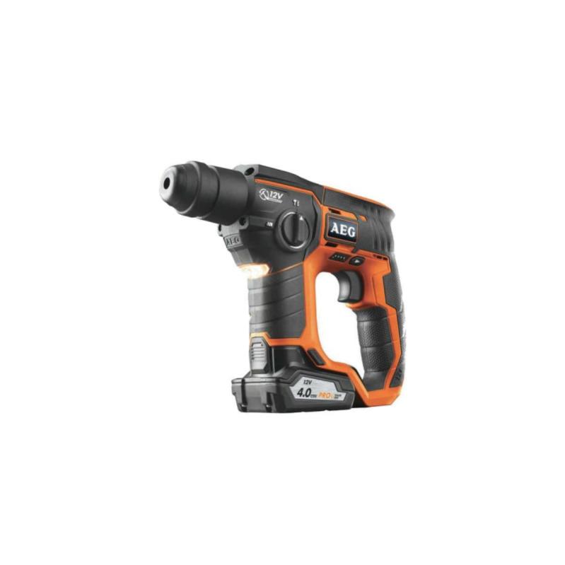 Perforateur AEG 12V SDSPLUS Li-ion - 2 batteries 4.0Ah - 1 chargeur 80min - BBH 12 LI-402C