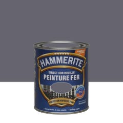 Peinture fer extérieur Direct sur rouille HAMMERITE anthracite brillant 0.75 l