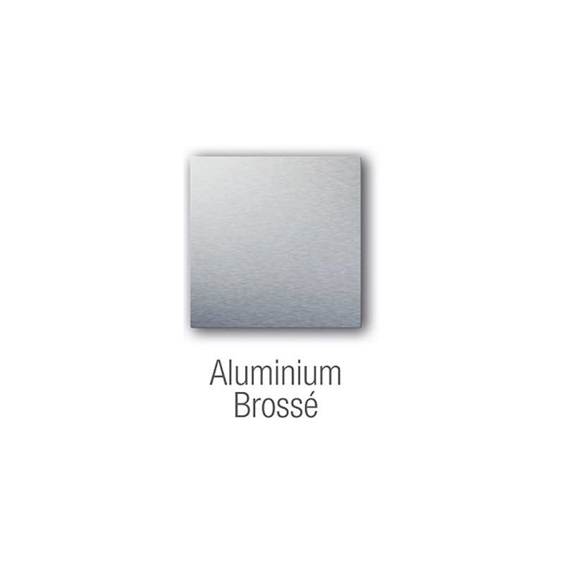 Plaque design pour grille de ventilation - Colorline alu brossé ALDES - 11022172 Plaque Design COLORLINE - ALU BROSSE/ALU 1