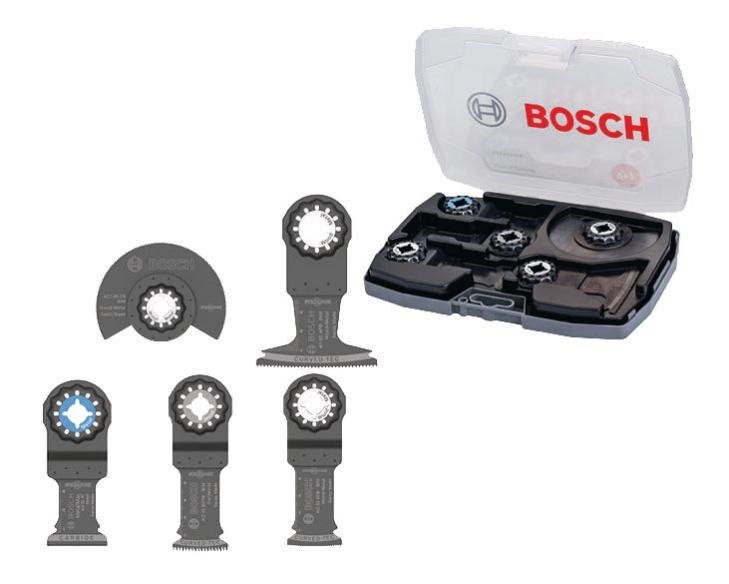 Coffret 5 lames outils oscillant BOSCH STARLOCK Best for cutting - 2608664131