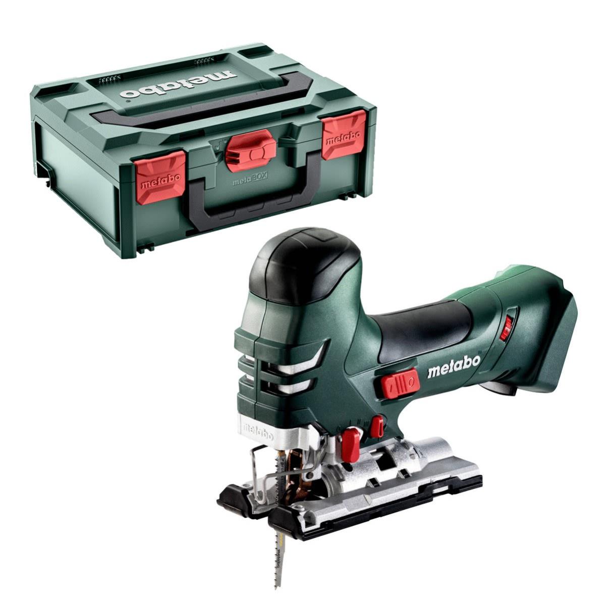 Scie sauteuse metabo - sta 18 ltx 140 pick+mix (sans batterie ni chargeur), coffret metaloc - 601405840