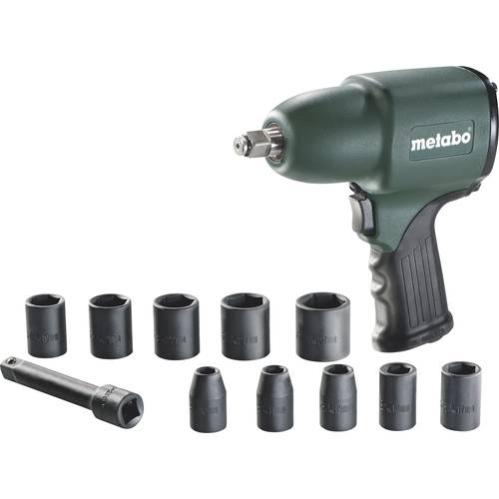 Boulonneuse à choc à air comprimé METABO DSSW 360 set 1/2 + 10 clés à douilles - 6.04118.50