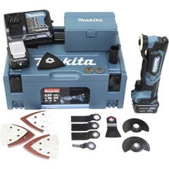 Makita TM30DSMJX5 Outil multifonction sans fil + 2 batteries, + chargeur, + mallette 12 V 4 Ah 0