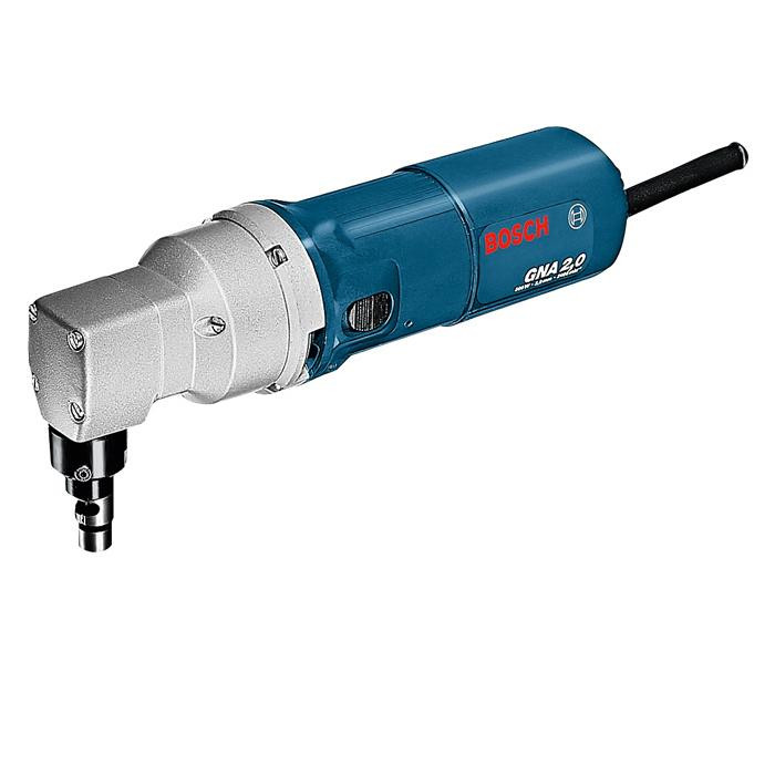 Grignoteuse électrique 2.7kg 500w coupe de 2.0mm sur acier jusqu'à 400 n/mm livrée en carton gna 2,0 bosch 0601530103