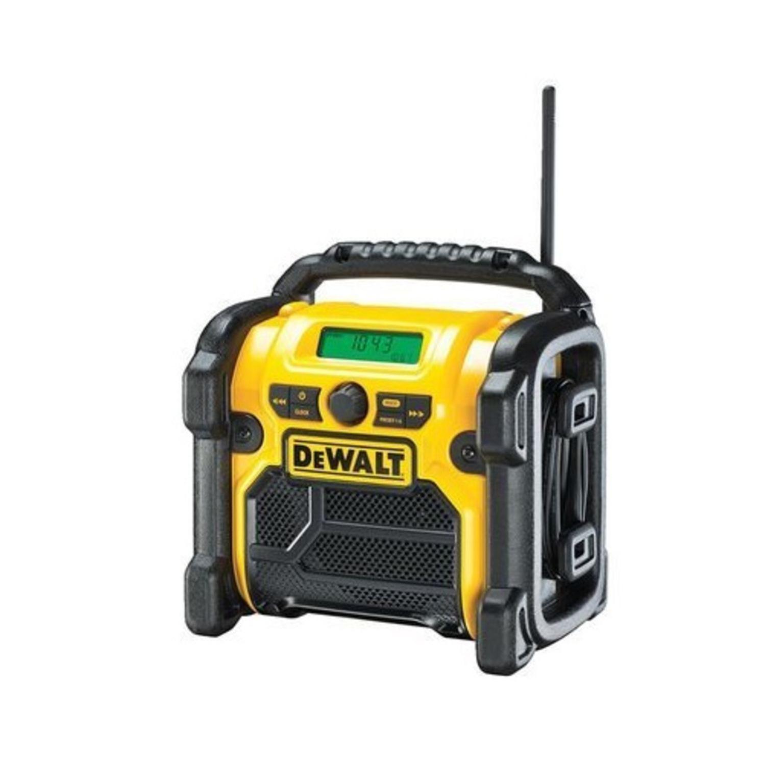 Radio compacte double alimentation XR Li-Ion FM/AM 18/54V (sans batterie ni chargeur) en boite carton - DEWALT - DCR019
