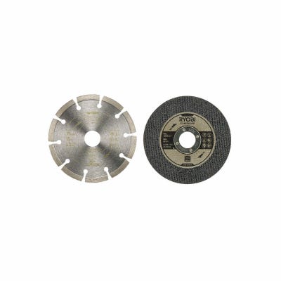 Kit 6 disques pour meuleuse RYOBI diamètre 125mm RAK6AGD125