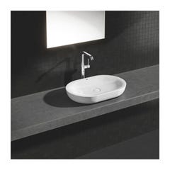 GROHE Mitigeur lavabo Essence 32901001 - Bec haut pivotant 360° - Limiteur de température - Economie d'eau - Chrome -Taille XL 1