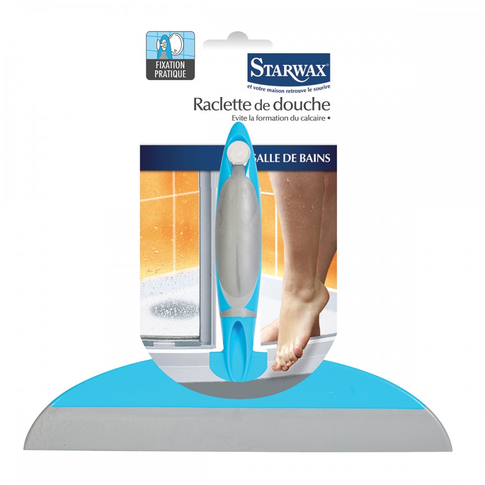 Raclette de douche STARWAX, caoutchouc l.225 mm