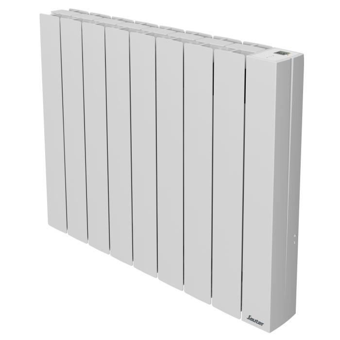 Sauter Radiateur Electrique A Inertie Fluide Orosi - Detecteur Fenetre Ouverte Et Presence - Programmable - 1500 W