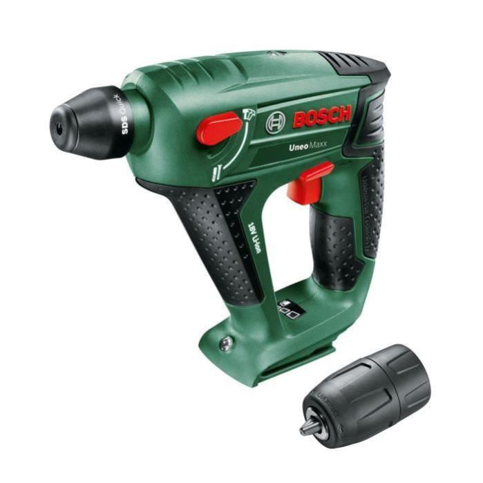 Bosch 060395230c uneo maxx perforateur sans fil technologie syneon sans batterie avec adaptateur pour forets