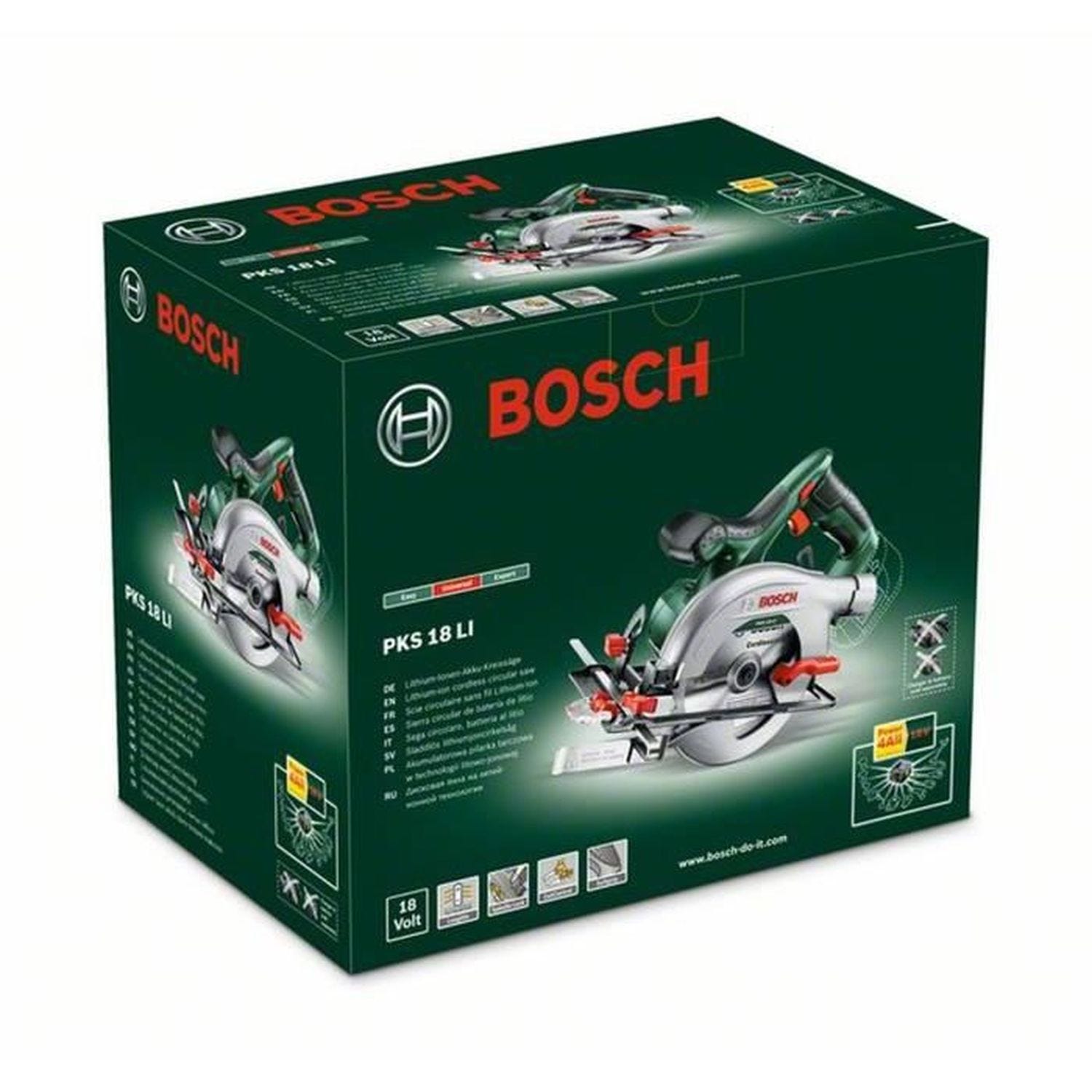 Scie circulaire sans-fil Bosch - PKS 18 Li (sans batterie ni chargeur) - Bosch 1