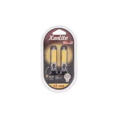 Pack de 2 ampoules RetroLED, culot G9, 3,7W cons. (400 lumens), lumière blanche chaud 3