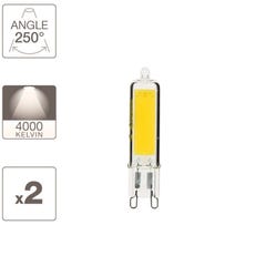 Xanlite - Pack de 2 ampoules RetroLED Caspule, culot G9, 3,7W cons. (40W eq.), 450 lumens, lumière blanc neutre - PACK2ALG9400CW 1