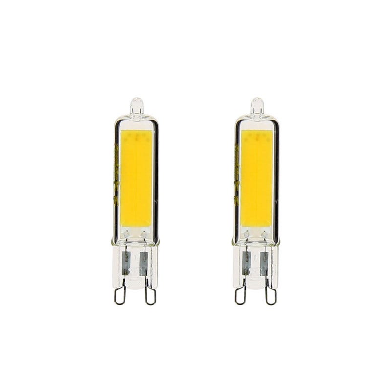 Xanlite - Pack de 2 ampoules RetroLED Caspule, culot G9, 3,7W cons. (40W eq.), 450 lumens, lumière blanc neutre - PACK2ALG9400CW 0