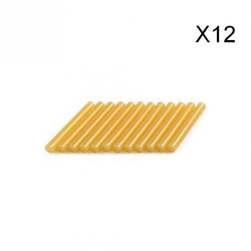 LOT DE 12 BATONS DE COLLE SPECIALE BOIS 11MM 195°C