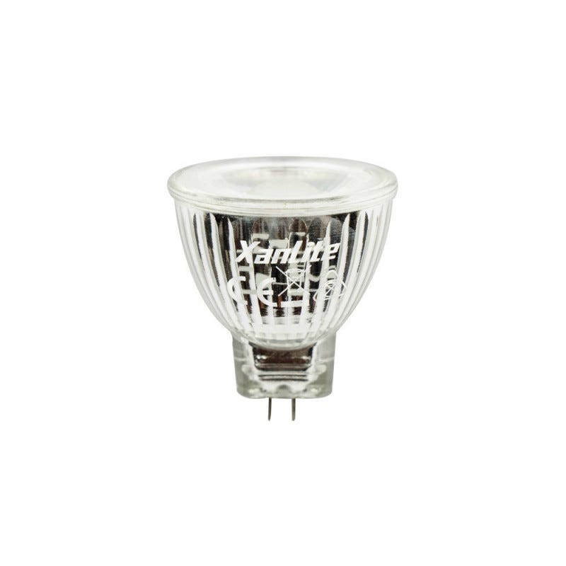 Xanlite - Ampoule LED spot, culot G4, 4W cons. (20W eq.), lumière blanche chaude - ALMR11200 0