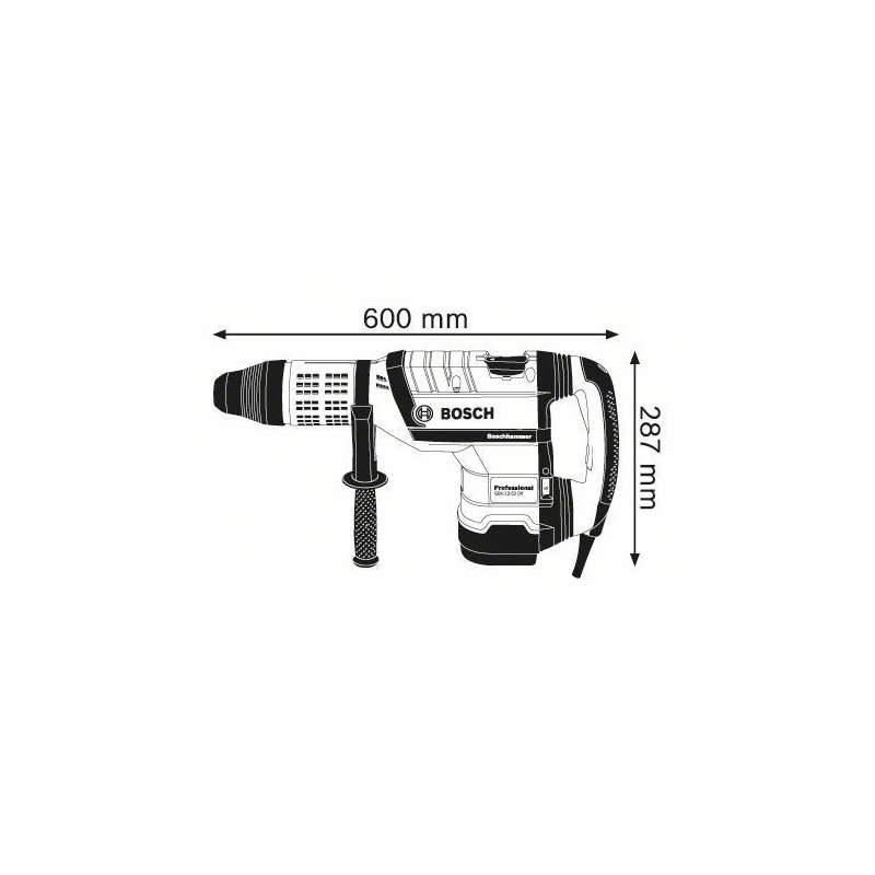 Perforateur BOSCH GBH 12-52 DV Professional SDS-Max 1700 W 19 J 1