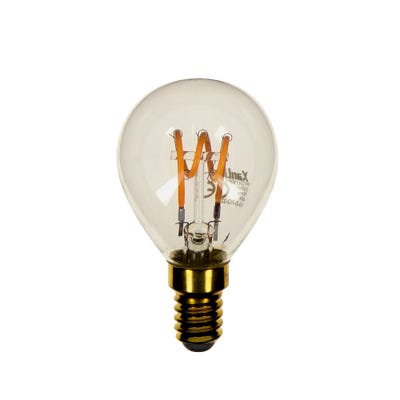 Ampoule LED (P45) / Vintage, culot E14, 4W cons. (18W eq.), 180 lumens, lumière blanc chaud 0