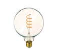 Xanlite - Ampoule LED G125, culot E27, 4W cons. (28W eq.), lumière blanc chaud - RFDE280B125S
