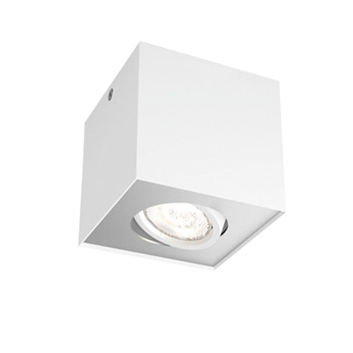 Plafonnier LED Orientable Dimmable WarmGlow 4.5W Box Blanc 0
