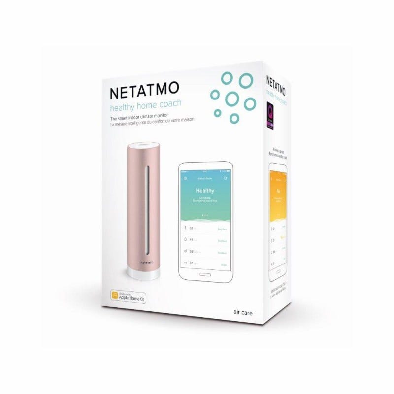 Netatmo "Healthy Home Coach" - Multi-capteur Température/Humidité/Qualité de l'air/Bruit WiFi compatible iPhone/iPad/Android 0