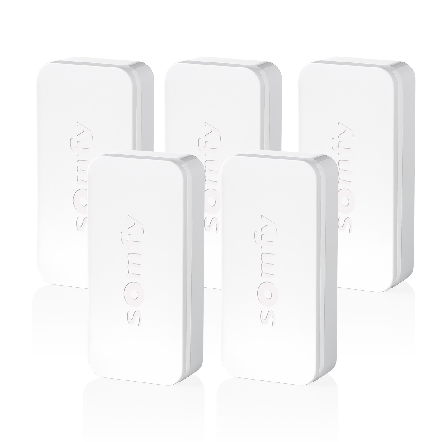 Pack de 5 détecteurs d'ouverture et de vibration IntelliTAG - Somfy Protect
