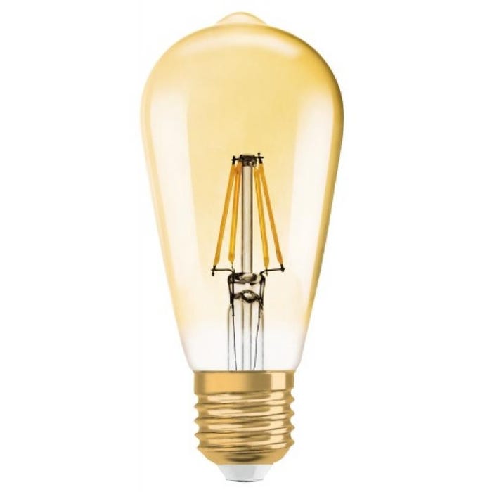Lampe LED ST64 edison 1906 2,5W E27 2500°K non gradable 0