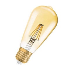 Lampe LED ST64 edison 1906 7,5W E27 2400°K gradable 5