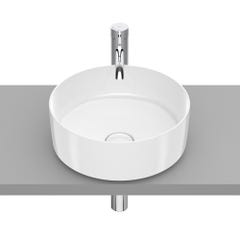 Vasque Inspira céramique Round à poser sans trop plein 370x370