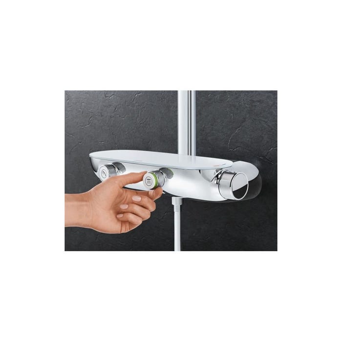 GROHE Colonne de douche avec mitigeur thermostatique Rainshower System SmartControl Mono 360 26361000 3