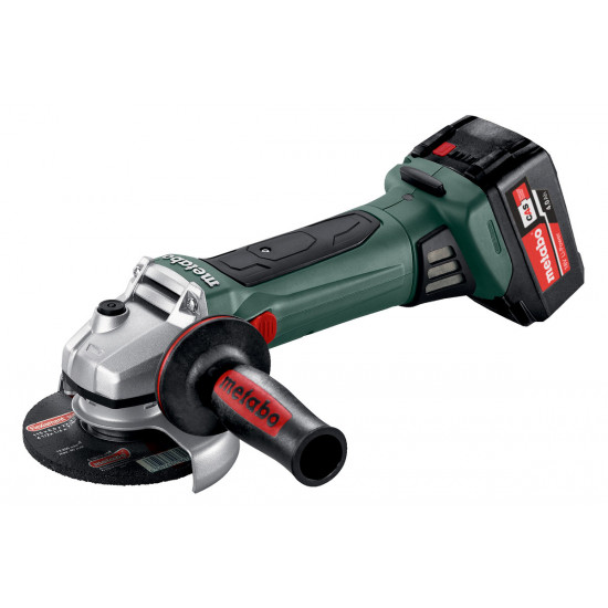 Meuleuse metabo - w 18v ltx 125 quick 2 x 4,0 ah li-power, asc 55, coffret - 602174610