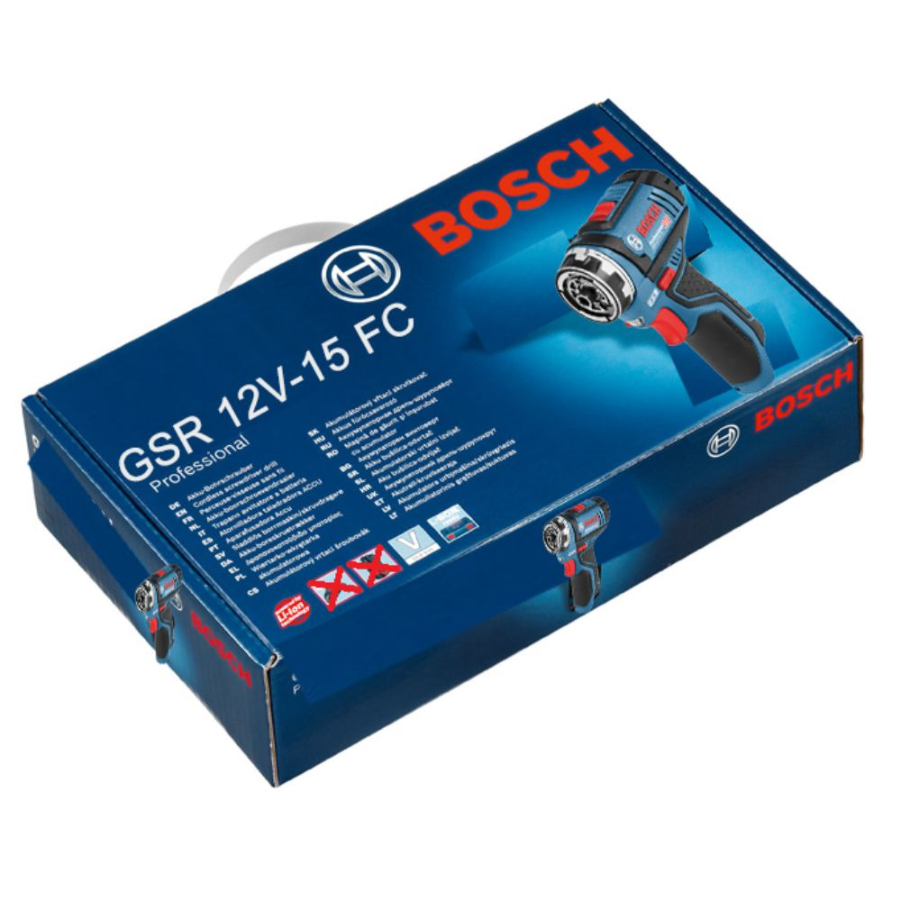 Bosch - Perceuse-visseuse 12V sans batterie ni chargeur couple 30Nm en carton - GSR 12V-15 FC Professional Bosch Professional 3