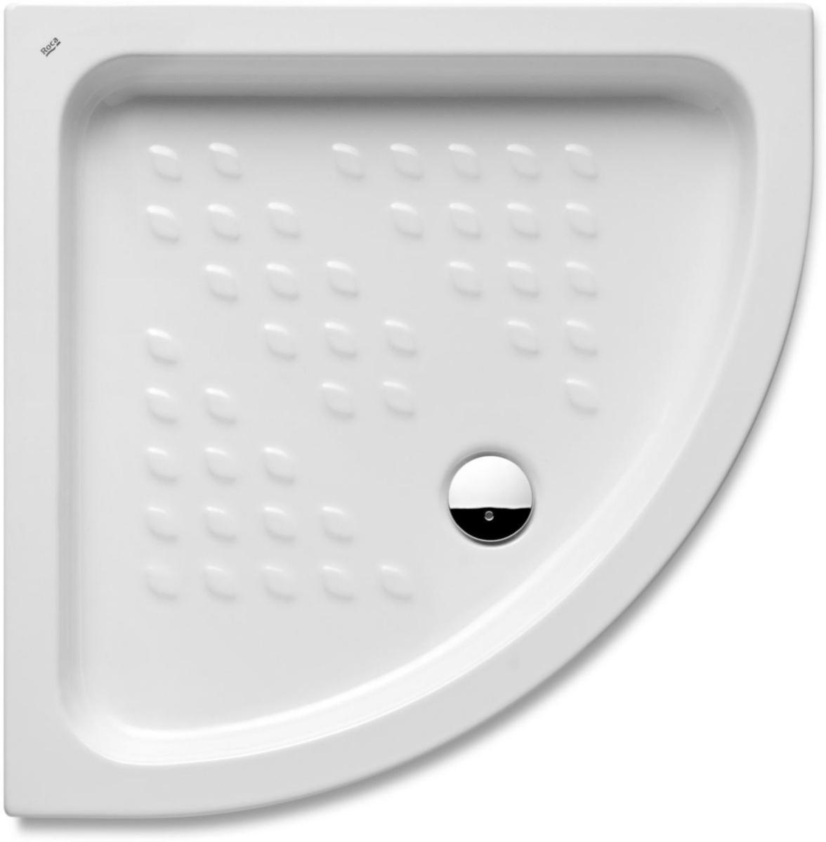 Receveur à poser céramique ITALIA 1/4 rond 900x900x80 (R 550mm)- Blanc