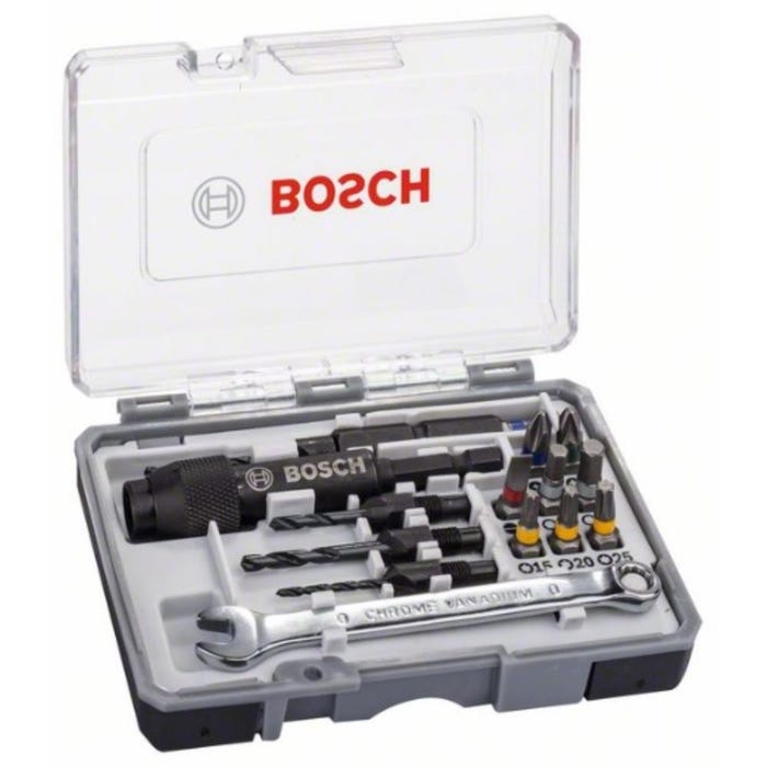 Coffret De 20 Pièces Drill&drive 3 En 1 : Pré-perçage Fraisage Et Vissage - 2607002786 - Bosch 4