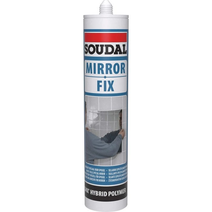 Colle miroir Mirror Fix Soudal - Polymère hybride SMX - 290 ml 0