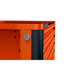 Servante storage HUB E72 26 avec 5 tiroirs orange charge 600 kg 952 x 510 x 782 mm 1472K5 Bahco 4