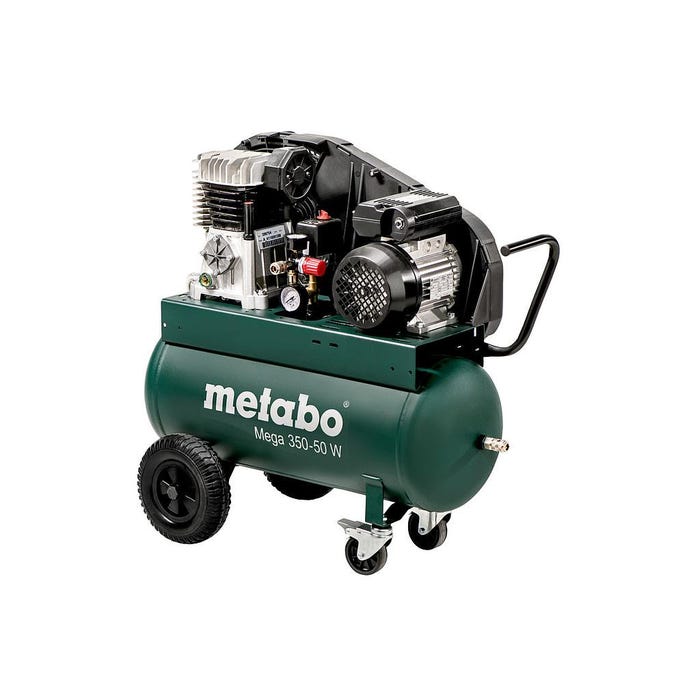 Compresseur à piston avec huile 50 l 2.2 kW 10 bar Mega 350-50 W Metabo 0