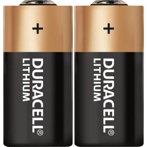 Duracell CR123 Pile photo CR-123A lithium 1400 mAh 3 V 2 pc(s)