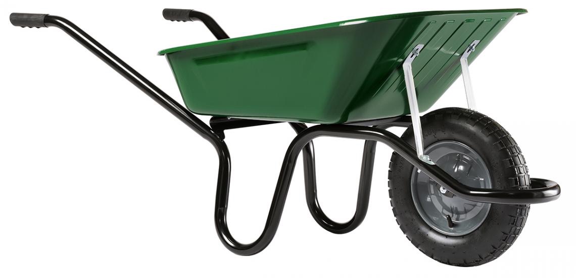 Haemmerlin – Brouette chantier caisse acier peint - 80 Litres