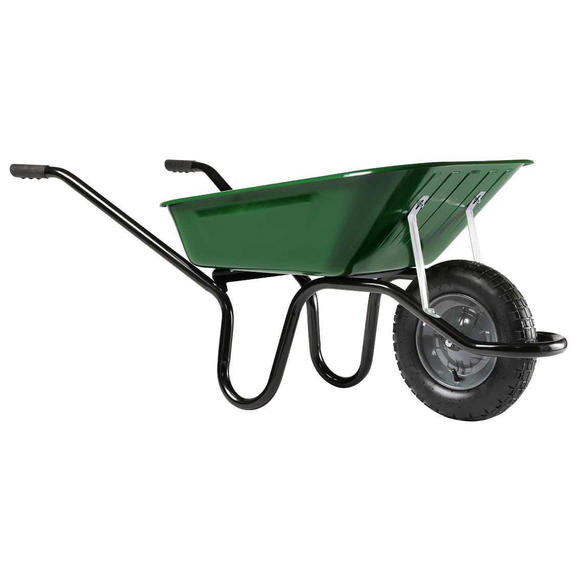 Brouette AKTIV Premium peinte roue gonflée 100L - HAEMMERLIN - 305061406