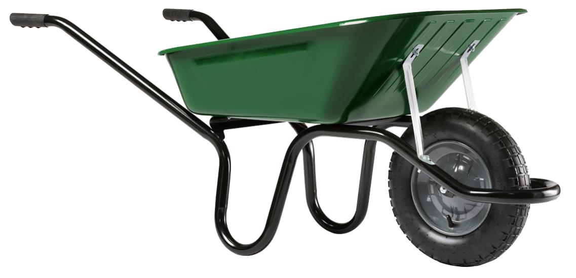 Brouette AKTIV Premium peinte roue gonflée 90 L - HAEMMERLIN - 305061406