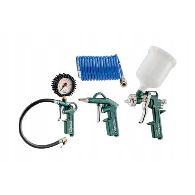 Set d'outils à air comprimé METABO LPZ04 SET — 4 éléments — 6.01585.00