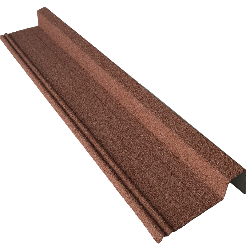 Rive gauche/droite 920mm pour panneau tuile facile en acier galvanisé Brun rouge mat, L: 920mm 0