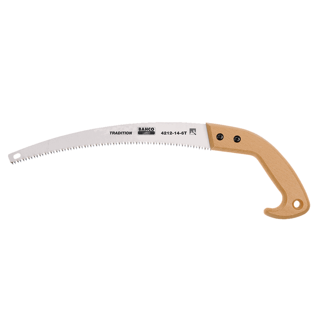 Scie arboricole à denture trempée 360 mm poignée en bois 4211-14-6T Bahco