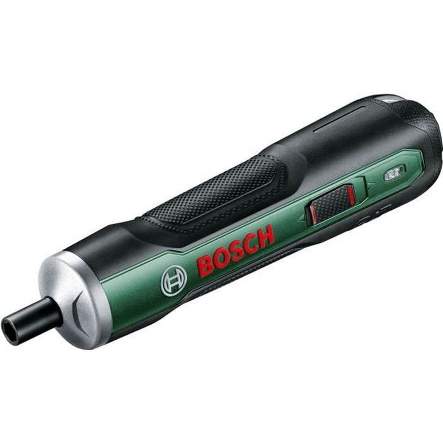 Visseuse sans fil ergonomique Bosch - PushDrive 3,6 V 1,5 Ah, recharge Micro USB, 32 embouts - Bosch 0