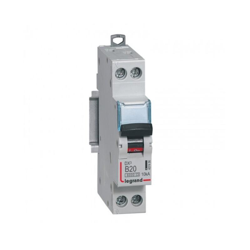 Disj Dx3 6000 -vis/vis- U+n - 230v~ -16a-10ka - Courbe B - Protect Départ