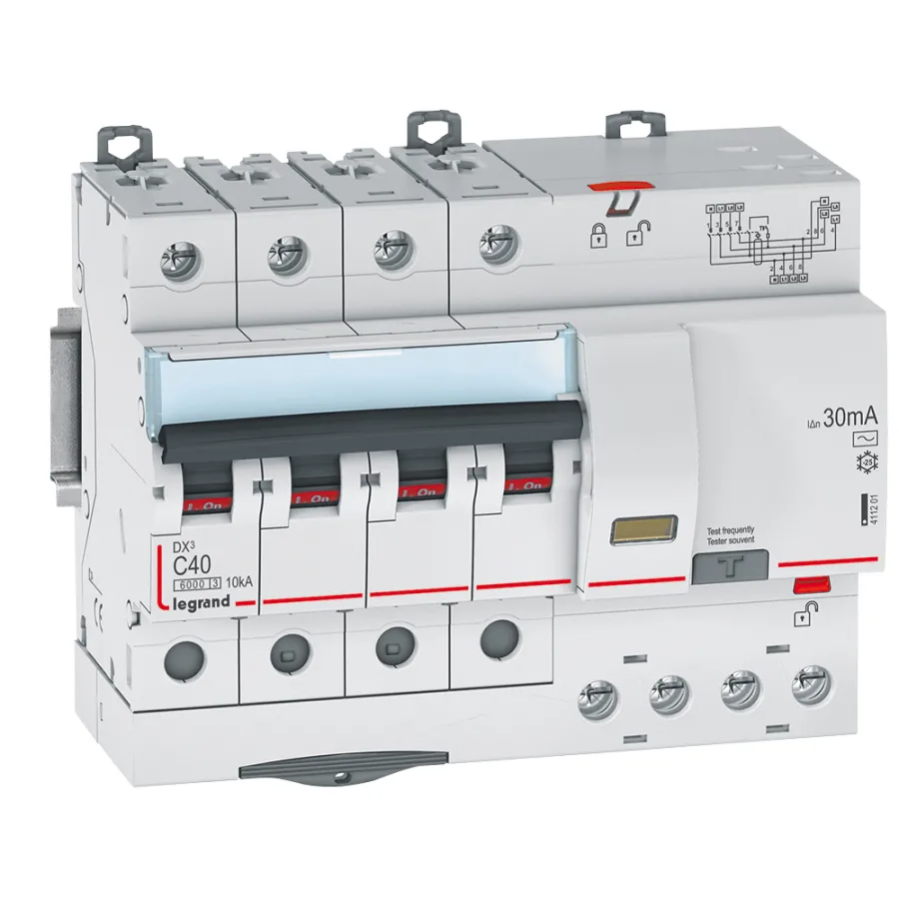 DX3 4P C40 6000A AC 30MA TGA - 411201