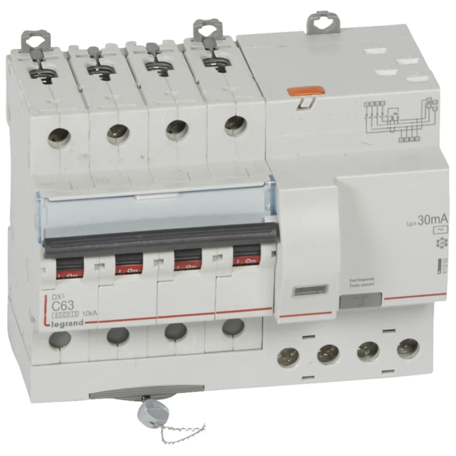 DX3 4P C63 6000A AC 30MA TGA - 411203